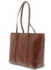 Giudi női nagyméretű bőr válltáska, shopper Vacchetta 42 × 29 cm (értékcsökkent)