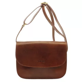 Giudi barna női bőr válltáska 23 × 17 cm