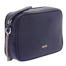 Giudi női kék bőr válltáska 18,5 × 5,5 cm