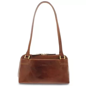Giudi barna női bőr válltáska