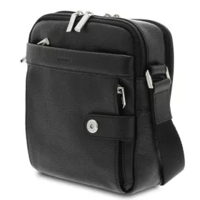 Giudi fekete férfi bőr oldaltáska