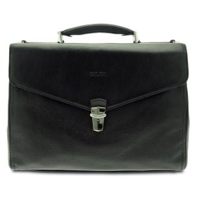 Giudi fekete férfi bőr aktatáska, irattáska