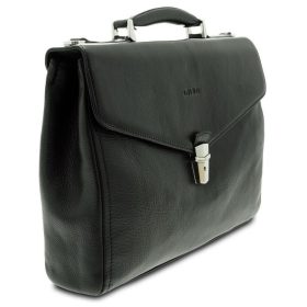 Giudi fekete férfi bőr aktatáska, irattáska
