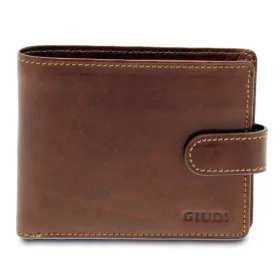 Giudi barna férfi bőr pénztárca