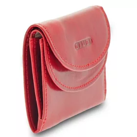 Giudi kisméretű piros bőr pénztárca