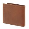 Giudi férfi barna bőr pénztárca 12 cm × 9,5 cm