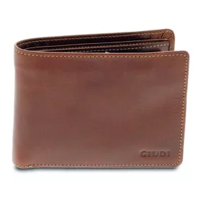 Giudi barna férfi bőr pénztárca