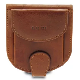 Giudi Vacchetta női barna bőr patkó pénztárca