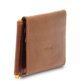   Giudi ultravékony pénzcsipeszes bőr pénztárca, bankkártyatartó