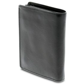 Giudi fekete férfi bőr pénztárca és irattartó