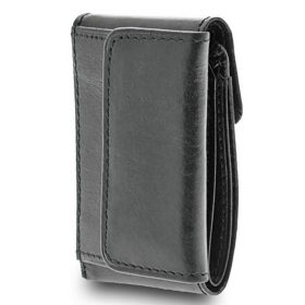 Giudi fekete Vacchetta bőr mini pénztárca