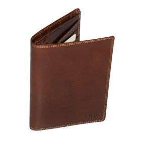   Giudi  barna férfi Vacchetta bőr pénztárca, irattárca 11,5 × 15,5 cm