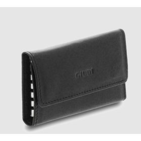 Giudi női fekete bőr kulcstartó