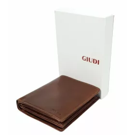 Giudi barna férfi bőr pénztárca