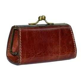 Giudi  barna bőr aprópénztartó 9 cm × 5 cm