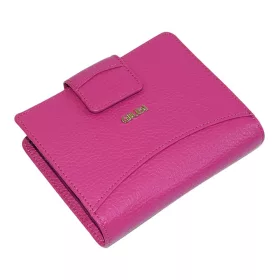 Giudi átfogópántos, magenta színű női bőr pénztárca