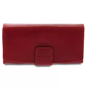 Giudi piros bőr női pénztárca 18,5 x 8,5 cm