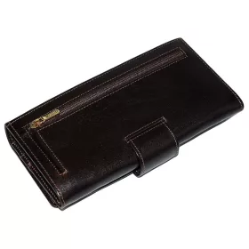 Giudi sötétbarna női bőr pénztárca