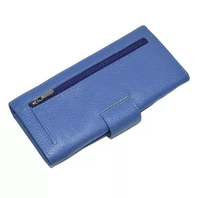  Giudi női, nagyméretű, indigókék színű bőr pénztárca