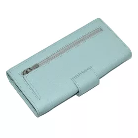 Giudi női, nagyméretű, menta színű bőr pénztárca