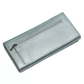 Giudi ezüst bőr női pénztárca