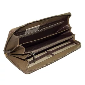 Giudi női, drapp színű bőr pénztárca 19 × 10,5 cm