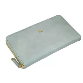 Giudi szürke bőr pénztárca 19 × 10,5 cm