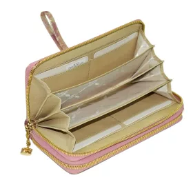   Giudi kígyóbőr mintás rózsaszín színű bőr pénztárca