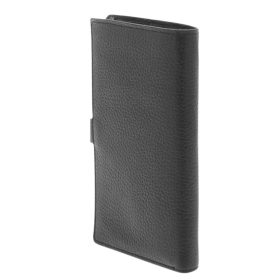   Giudi férfi fekete bőr pénztárca, irattárca 17,5 × 10 cm