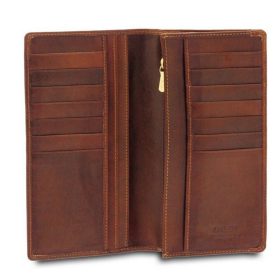 Giudi férfi bőr irattárca, bankkártya tartó, barna