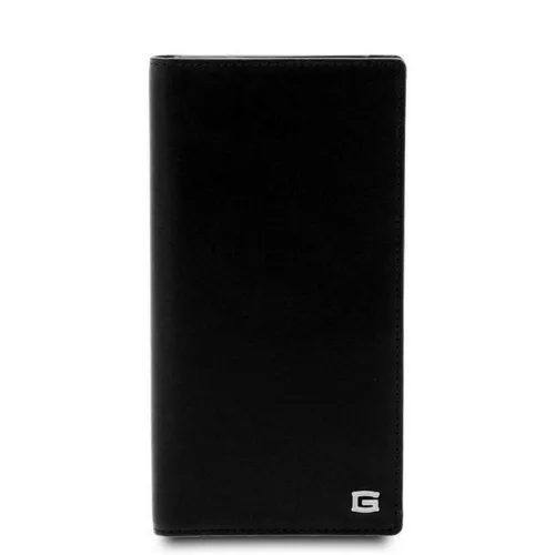 Giudi exkluzív férfi vacchetta bőr irattárca, bankkártya tartó, fekete 18,5 x 9,5 cm