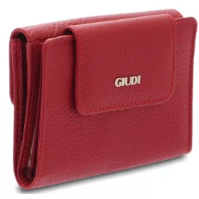 Giudi átfogópántos piros női bőr pénztárca