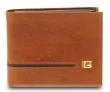 Giudi Newcastle konyak-sötétbarna férfi bőr pénztárca 11,3 x 9 cm