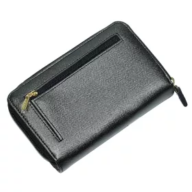 Giudi átkapcsos grafit szürke női bőr pénztárca