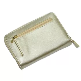 Giudi átkapcsos arany női bőr pénztárca
