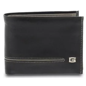 Giudi Newcastle fekete-szürke férfi bőr pénztárca