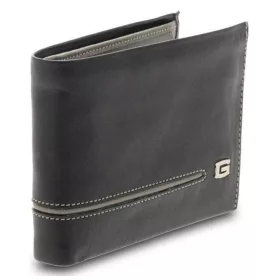 Giudi Newcastle fekete-szürke férfi bőr pénztárca
