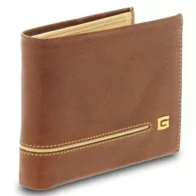 Giudi Newcastle barna-nugát férfi bőr pénztárca