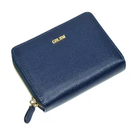 Giudi kisméretű, sötétkék bőr pénztárca