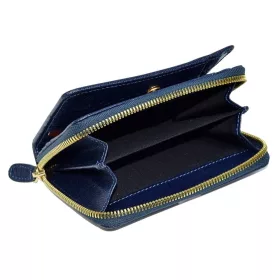 Giudi kisméretű, sötétkék bőr pénztárca