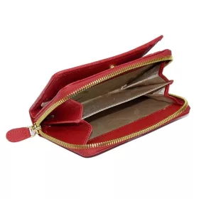 Giudi kisméretű, piros bőr pénztárca