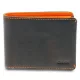 Giudi Halifax sötétbarna-narancs bőr pénztárca 