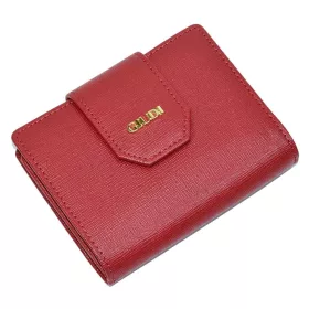 Giudi piros színű bőr kártyatartó