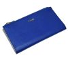 Giudi kék női bőr pénztárca, irattárca 19 × 9,5 cm