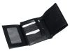 Giudi fekete férfi bőr pénztárca, irattárca 13 × 10,5 cm