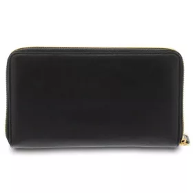 Giudi női fekete színű virág mintás bőr pénztárca