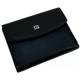 Giudi vacchetta fekete női bőr pénztárca 13 x 10,5 cm