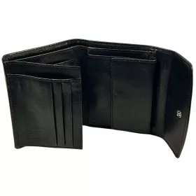 Giudi vacchetta fekete női bőr pénztárca 13 x 10,5 cm