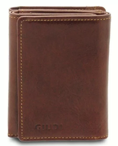 Giudi barna színű bőr pénztárca
