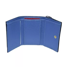 Giudi tricolor fekvő bőr pénztárca 10 × 7,5 cm